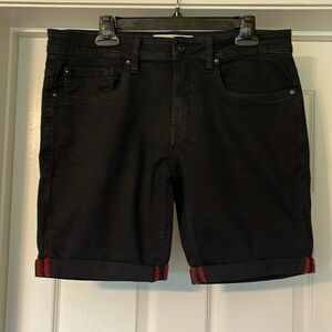 Projek Raw Men’s Black Jean Shorts - Future Flex - Size 32